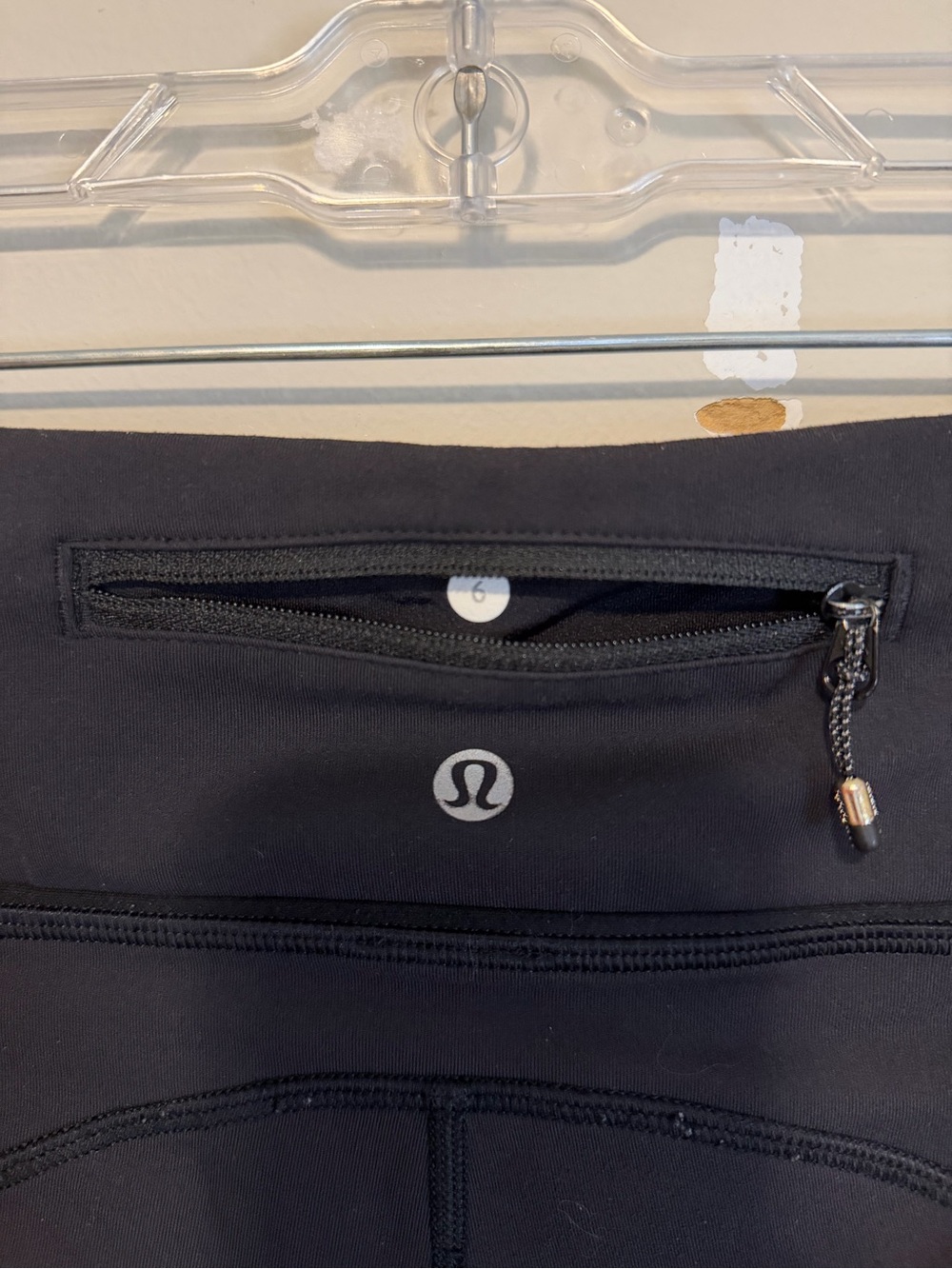 Lululemon Speed Tight Black High Rise Leggings with Pockets and Ruched Ankles - Picture 9 of 9